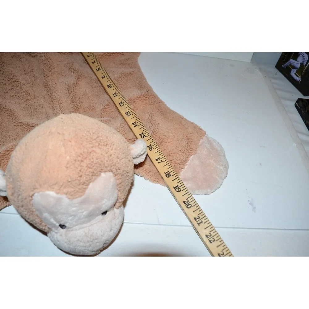 Baby Gund Pippy Monkey Comfy Cozy Satin‎ Plush Activity Security Blanket Lovey